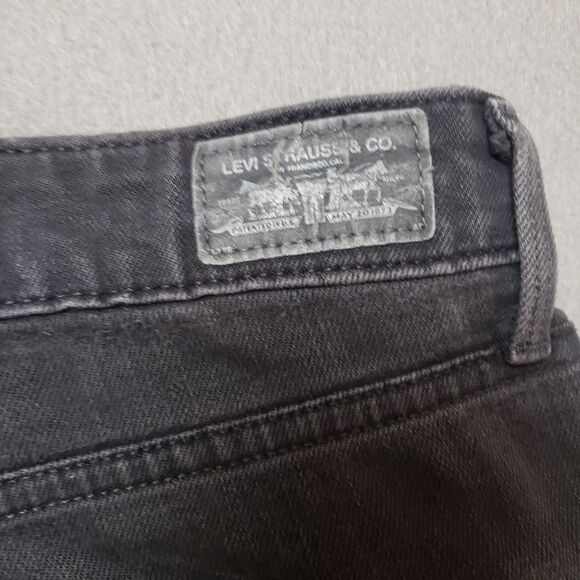 Levi's - Hi Rise Skinny Jeans, Size 28 | Soft Black | PC9-19970-0083 distressed - Picture 5 of 15